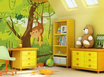 gdt5 - Sống động kh&ocirc;ng gian với giấy d&aacute;n tường độc đ&aacute;o
