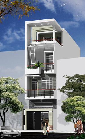 anh 3 - Đa dạng mẫu thiết kế mặt tiền nhà phố