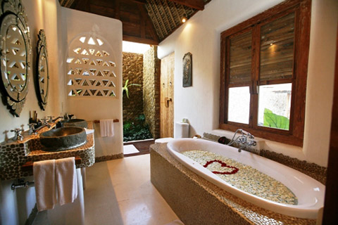 bathroom4 - 'Make up' phòng tắm theo phong cách đồng quê