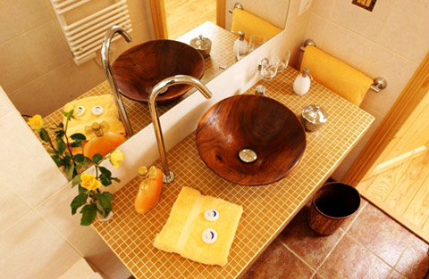 bathroom5 - 'Make up' phòng tắm theo phong cách đồng quê