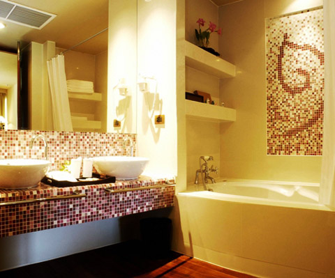 bathroom8 - 'Make up' phòng tắm theo phong cách đồng quê
