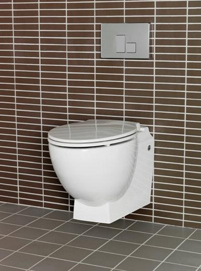 bon cau treo tuong 04 - Bồn cầu treo tường cho phòng tắm nhỏ