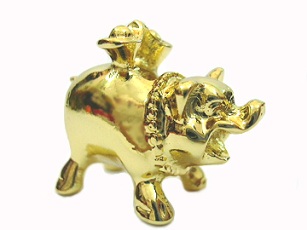 lon - Bài trí biểu tượng heo - thu hút may mắn và thịnh vượng