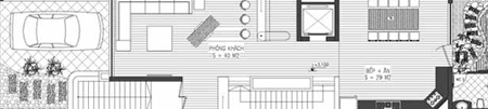 nha5tang2 - Phong thủy nhà 5 tầng trên đất 6 x 24 m, có chỗ để ôtô