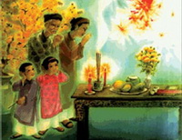 xongdat5 - Xông đất và nghi thức cúng giao thừa
