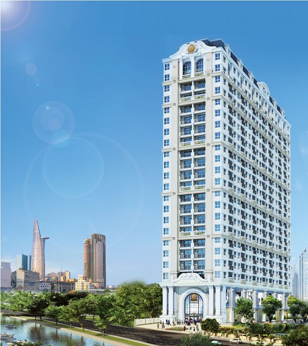 Phối toàn cảnh khu căn hộ  Grand Riverside 