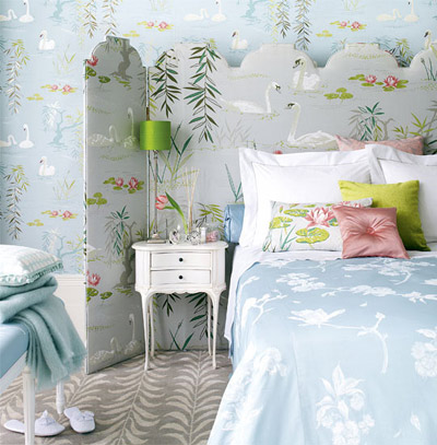 phongngu2 - Phòng ngủ nền nã sắc xanh