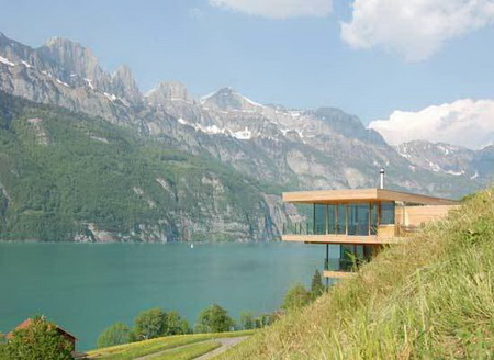 walen2 - Nhà đẹp bên hồ Walen, Thụy Sĩ