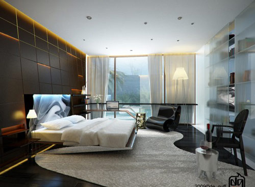 bedroom 11 - Thiết kế tường phòng ngủ ấn tượng