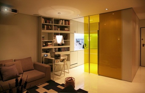 canho44m2 - Thiết kế thông minh cho căn hộ 44 m2
