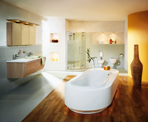 phong tam - Phòng tắm thiết kế kiểu Bắc Âu