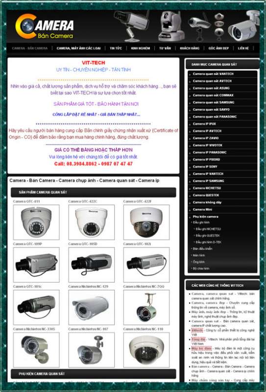 Camera – Camera chụp ảnh – Camera quan sát – Camera ip – Giới thiệu web