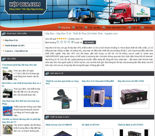 Hộp đen – Hộp đen định vị GPS – Giới thiệu web