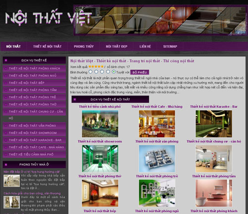 Nội thất Việt – Thiết kế nội thất – Trang trí nội thất – Thi công nội thất – Giới thiệu web