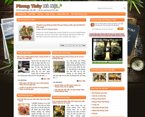 Phong Thủy Hà Nội – Giới thiệu web