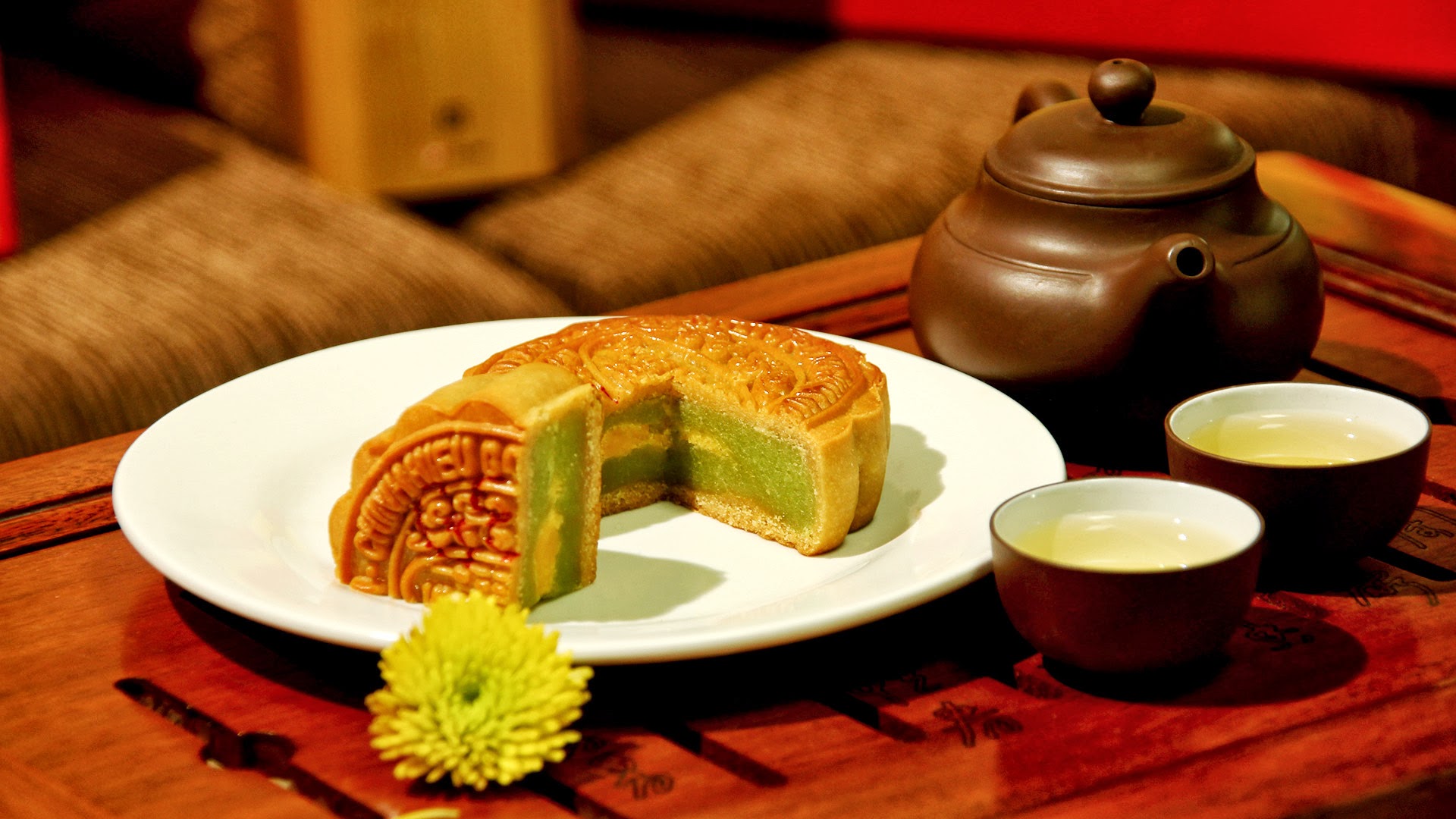 Bánh trung thu nhân trà xanh dẻo thơm với 2 công thức đặc biệt